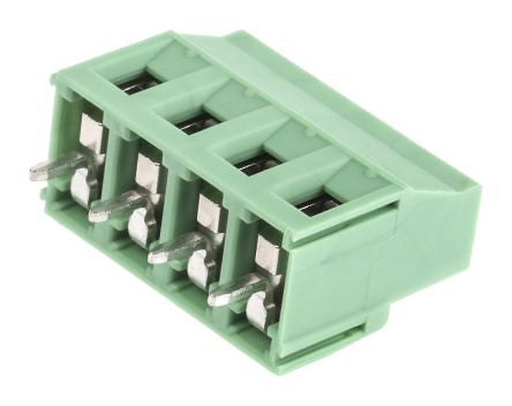 Phoenix Contact MKDSN 2.5/4-5.08 Series Straight PCB Terminal Block, 4 Contact(s), 5.08 mm Pitch, 1 Row
