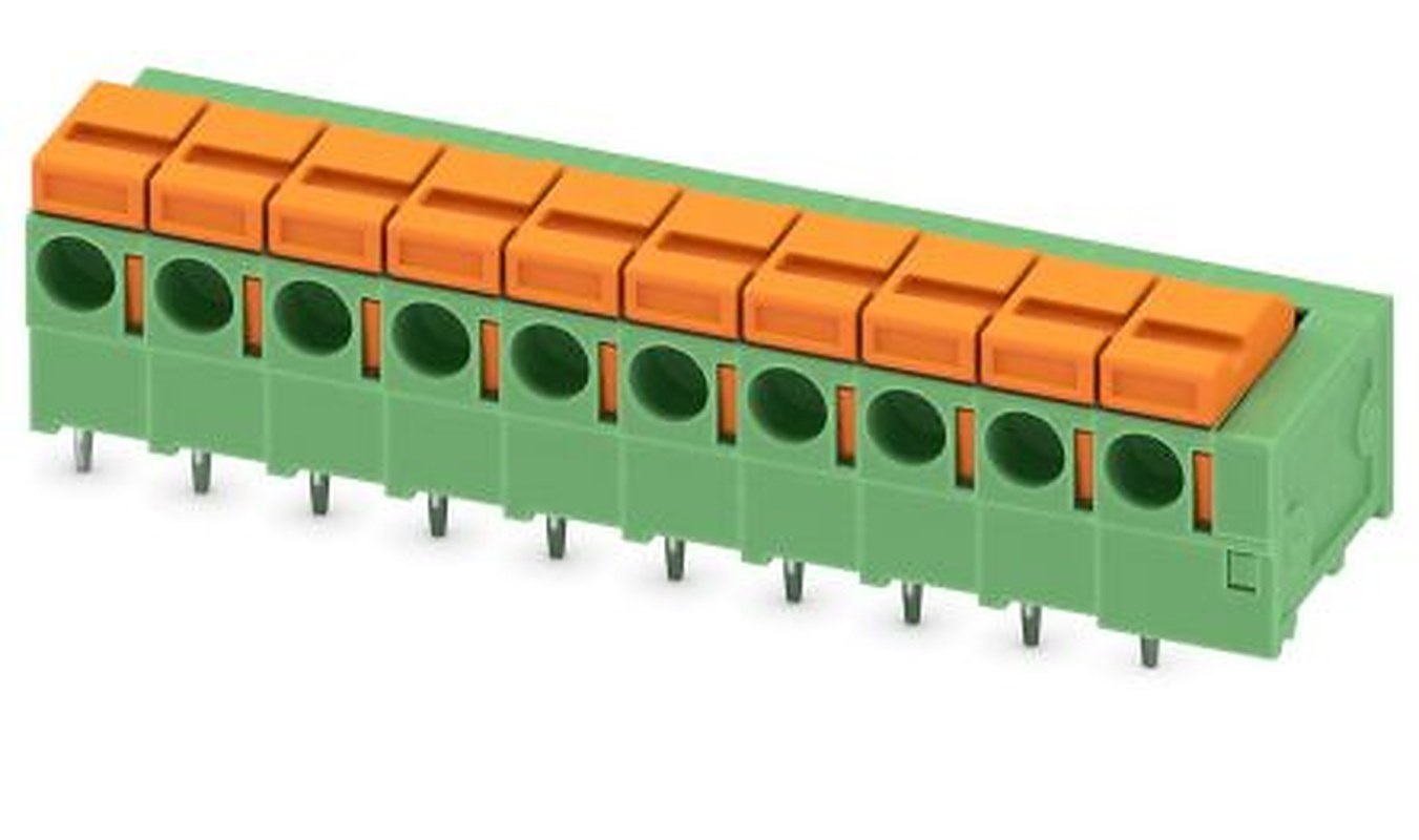 Phoenix Contact FFKDSA1/H1-5.08-10 Series PCB Terminal Block, 10 Contact(s), 5.08 mm Pitch, 1 Row