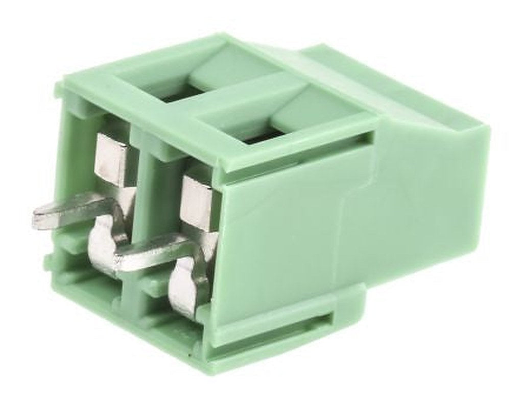 Phoenix Contact MKDSN 2.5/2 Series Straight PCB Terminal Block, 2 Contact(s), 5 mm Pitch, 1 Row