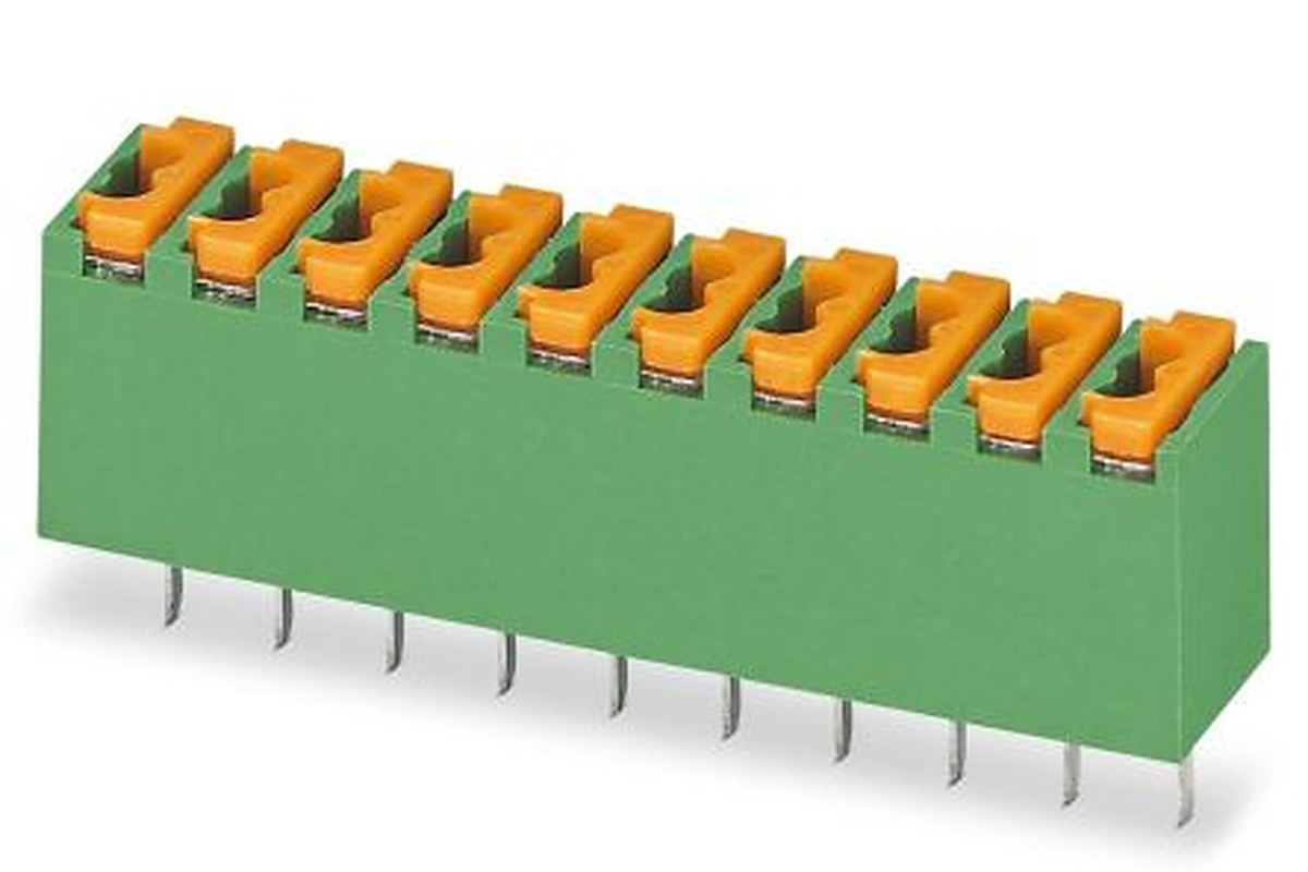 Phoenix Contact FK-MPT 0.5/16-3.5 Series PCB Terminal Block, 16 Contact(s), 3.5 mm Pitch, 1 Row
