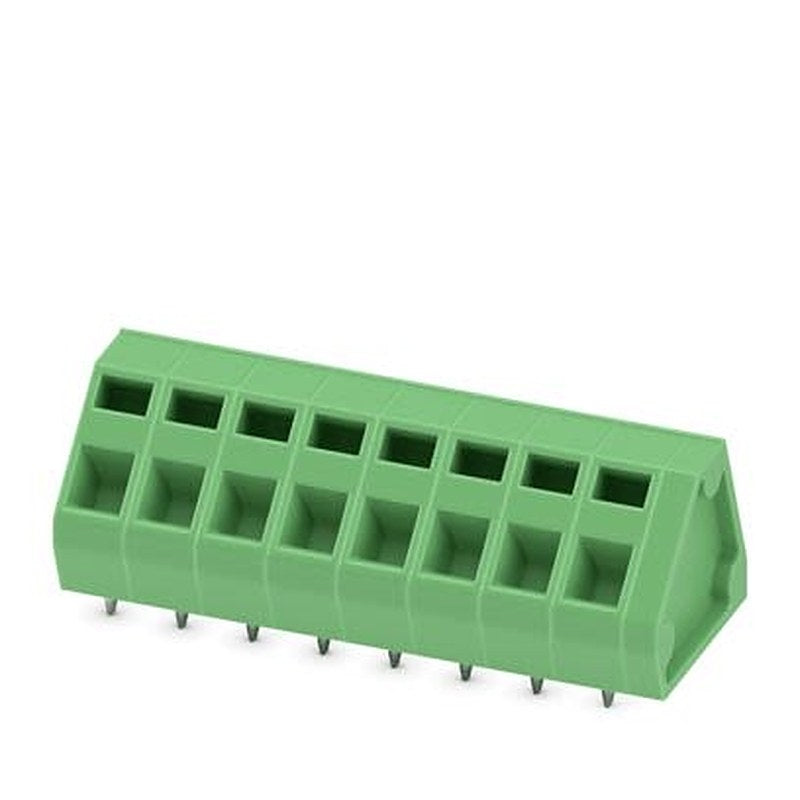 Phoenix Contact ZFKDSA 1 Series PCB Terminal Block, 8-Contact, 5.08 mm Pitch, Wave Soldering Mount, 1 Row