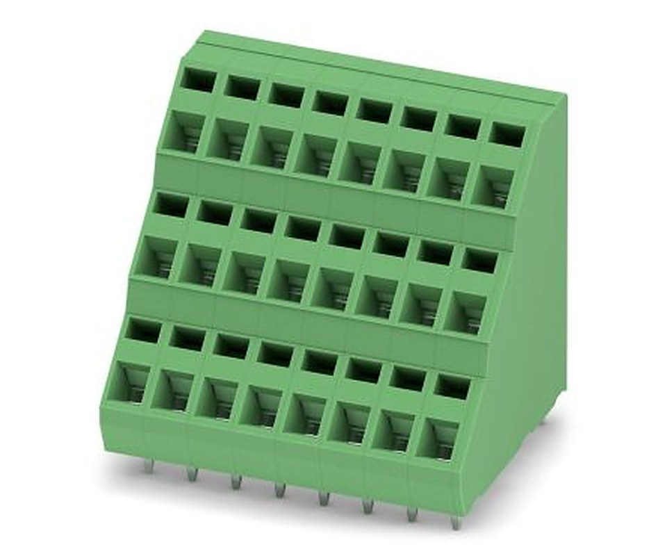 Phoenix Contact ZFK3DSA 1.5-5.08- 8 Series PCB Terminal Block, 8 Contact(s), 5.08 mm Pitch, 3 Row