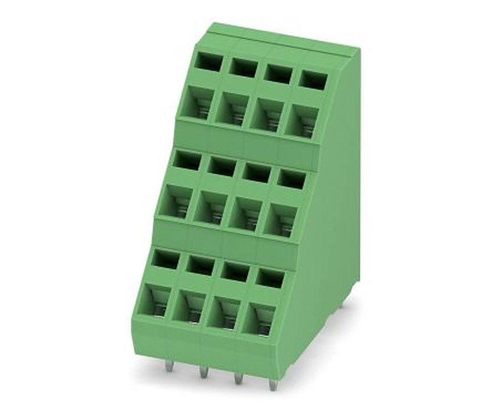 Phoenix Contact ZFK3DSA 1.5-5.08- 4 Series PCB Terminal Block, 4 Contact(s), 5.08 mm Pitch, 3 Row