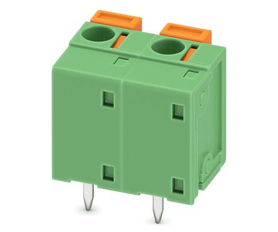 Phoenix Contact FFKDSA1/V1-7.62- 2 Series PCB Terminal Block, 2 Contact(s), 7.62 mm Pitch, 1 Row