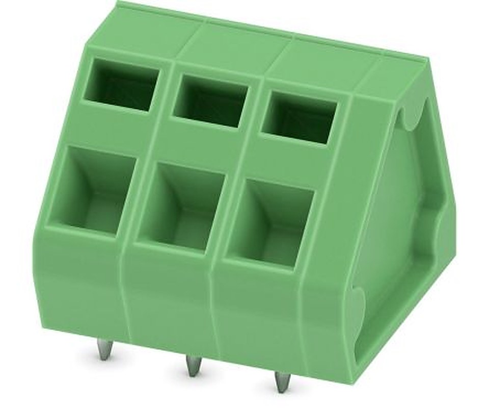 Phoenix Contact ZFKDSA 1.5-5.08- 3 Series PCB Terminal Block, 3 Contact(s), 5.08 mm Pitch, 1 Row