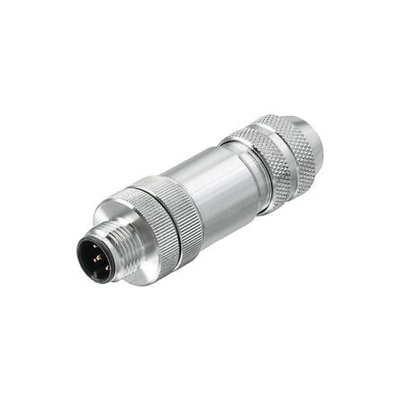 Weidmüller Connector, 4 Contacts, Cable, M12 Connector, Plug, Socket, Male/Female, IP67, SAISM Series
