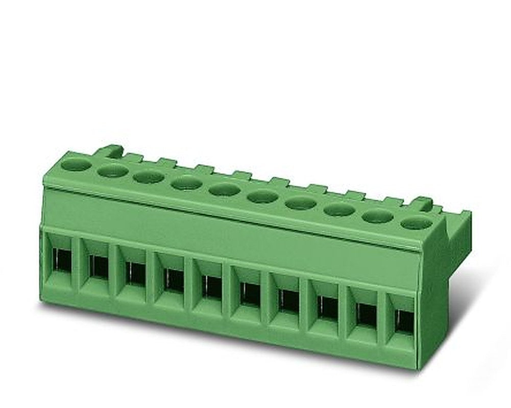 Phoenix Contact 5/4-ST BK, MSTBT 2 Series Pluggable Terminal Block, 4-Contact, 5 mm Pitch, 1 Row, 1893313