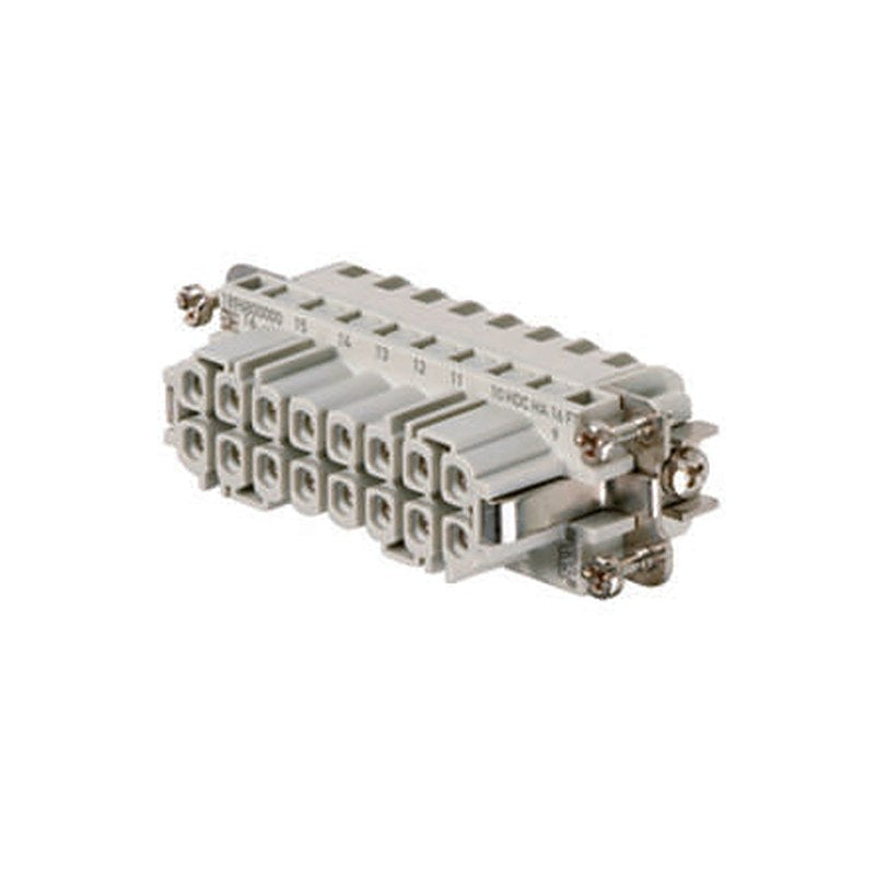 Weidmüller Contact Insert, 16A, H-A Series Female, 16 Contacts