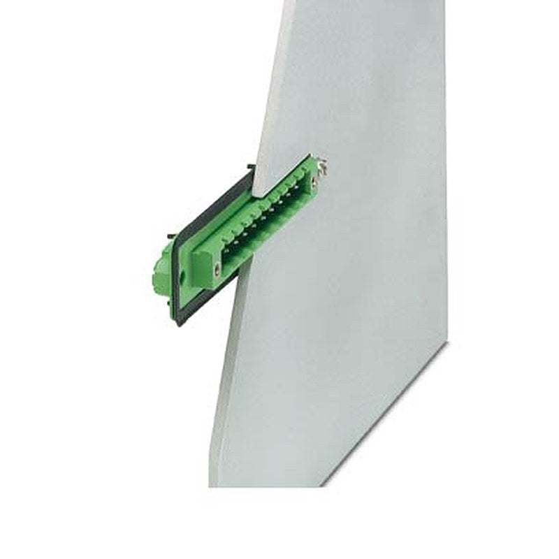 Phoenix Contact DFK Series Pluggable Terminal Block Headers & Socket, 16-Contact, 5.08 mm Pitch, Flange, 1 Row Plug-In