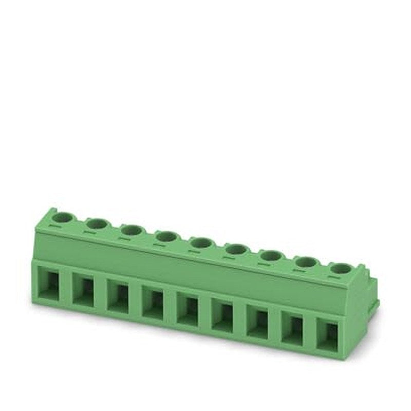 Phoenix Contact MC Series PCB Connector, 9-Contact, 5.08 mm Pitch, Plug-in, 1 Row Solder