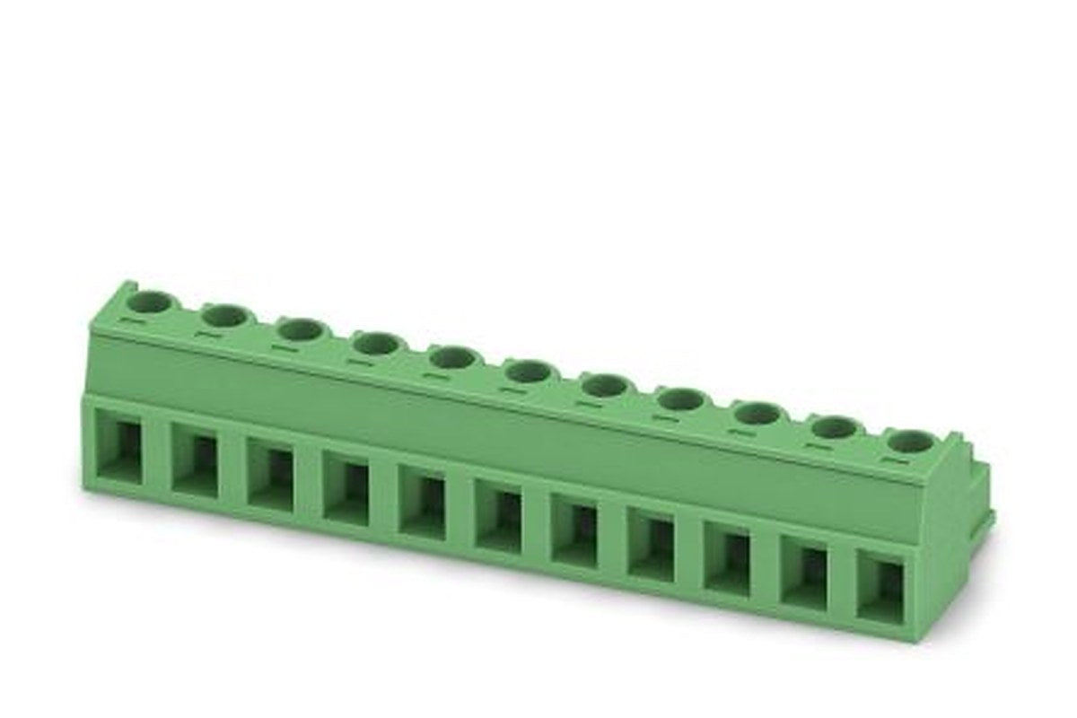 Phoenix Contact MC 1.5/11-ST1-5.08 Series Pluggable Terminal Block, 11-Contact, 5.08 mm Pitch, 1 Row, 1900866