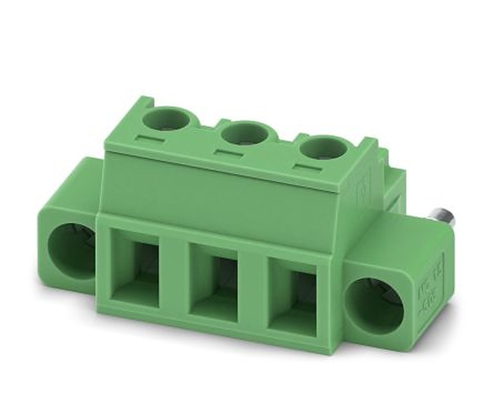 Phoenix Contact MC 1.5/3-ST1F-5.08 Series Pluggable Terminal Block, 3-Contact, 5.08 mm Pitch, 1 Row, 1900895