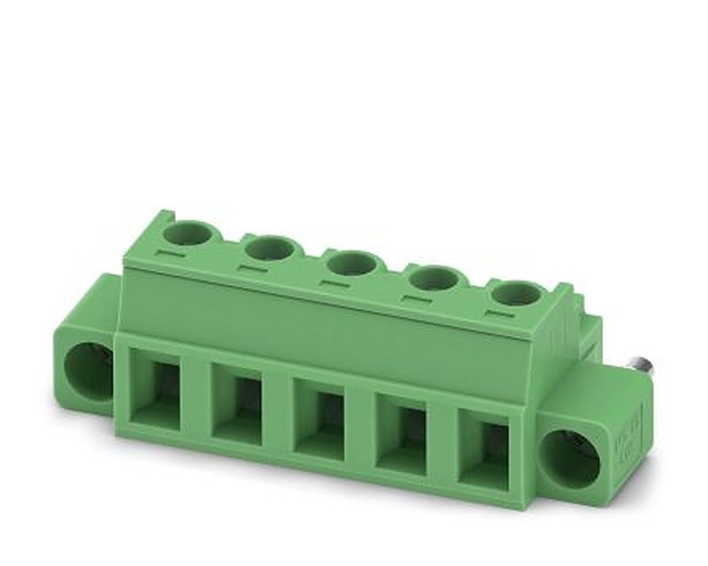 Phoenix Contact MC 1.5/5-ST1F-5.08 Series Pluggable Terminal Block, 5-Contact, 5.08 mm Pitch, 1 Row, 1900918