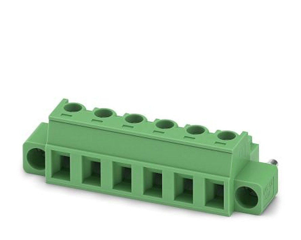 Phoenix Contact MC 1.5/6-ST1F-5.08 Series Pluggable Terminal Block, 6-Contact, 5.08 mm Pitch, 1 Row, 1900921