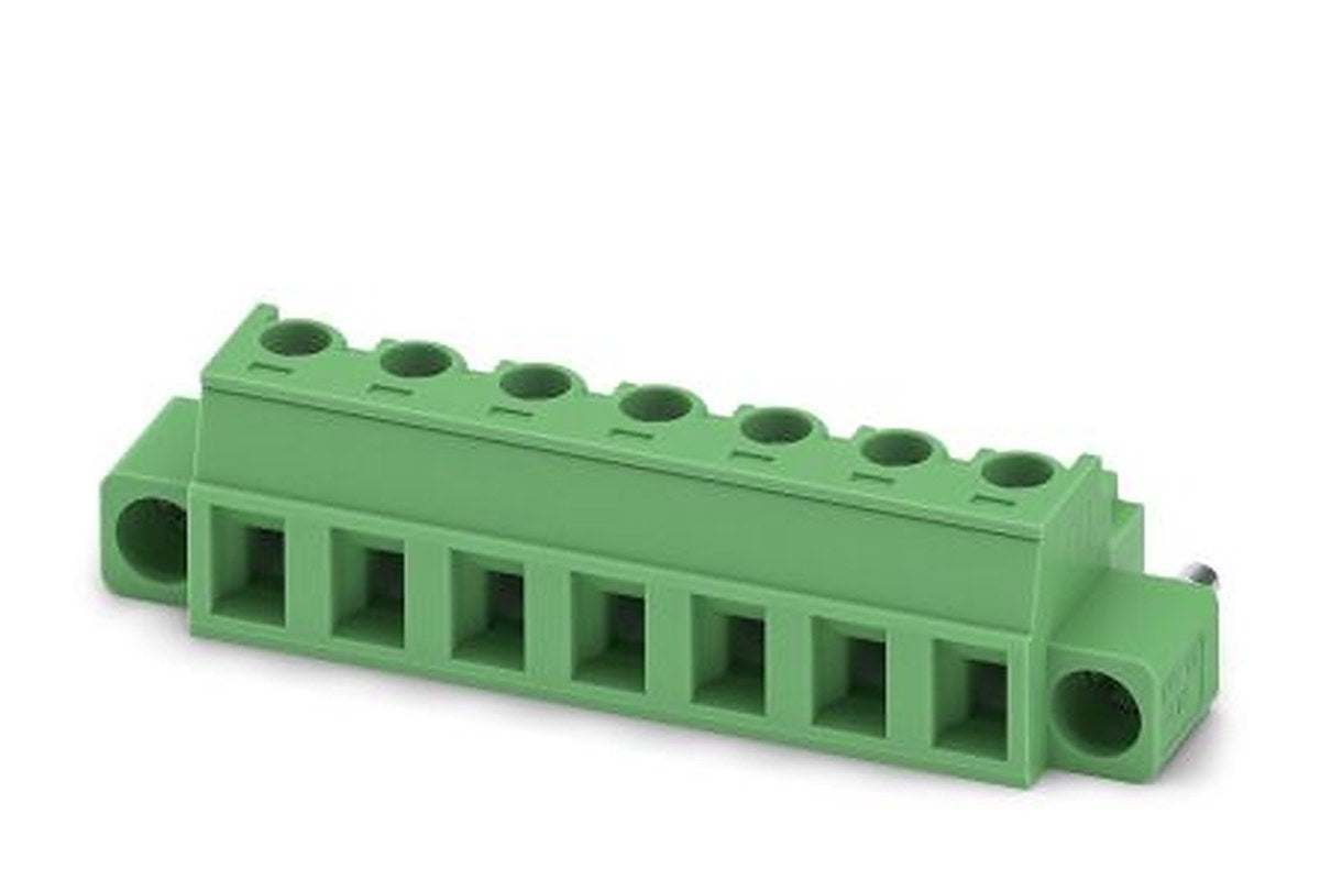Phoenix Contact MC 1.5/7-ST1F-5.08 Series Pluggable Terminal Block, 7-Contact, 5.08 mm Pitch, 1 Row, 1900934