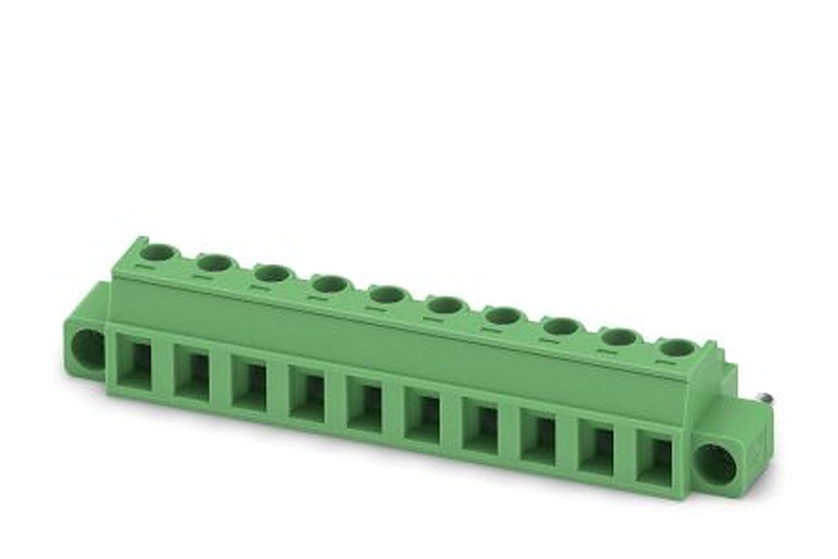 Phoenix Contact MC 1.5/10-ST1F-5.08 Series Pluggable Terminal Block, 10-Contact, 5.08 mm Pitch, 1 Row, 1900963