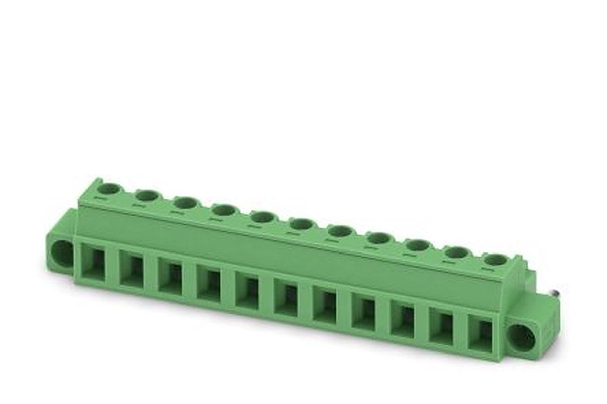 Phoenix Contact MC 1.5/11-ST1F-5.08 Series Pluggable Terminal Block, 11-Contact, 5.08 mm Pitch, 1 Row, 1900976