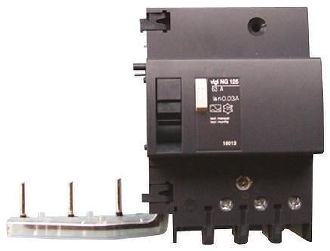 Schneider Electric Vigi NG125 Series Residual Current Device, 63A, 3+N-Pole, 300 mA, Type A 415V ac