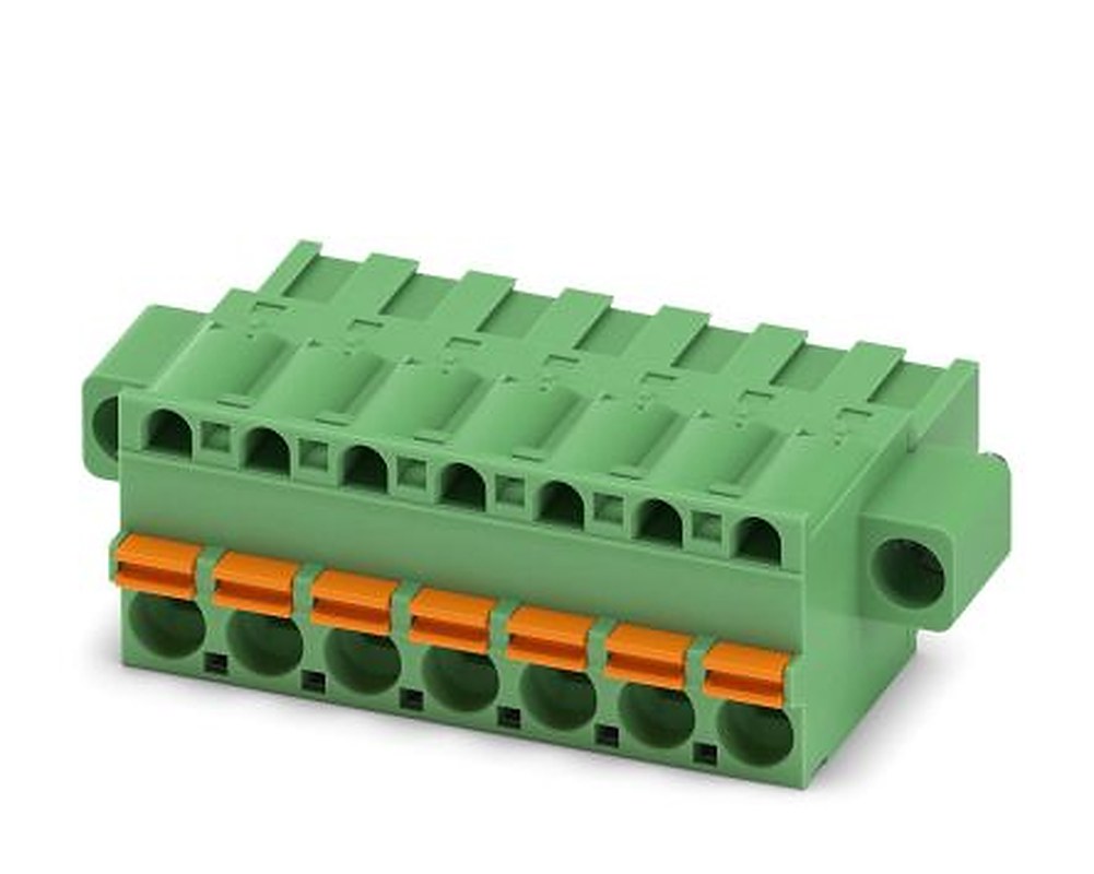 Phoenix Contact FKCT 2.5/7-STF-5.08 Series Pluggable Terminal Block, 7-Contact, 5.08 mm Pitch, 1 Row, 1902356