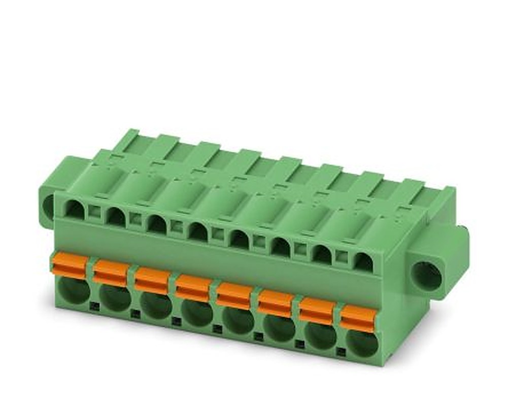 Phoenix Contact FKCT 2.5/8-STF-5.08 Series Pluggable Terminal Block, 8-Contact, 5.08 mm Pitch, 1 Row, 1902369