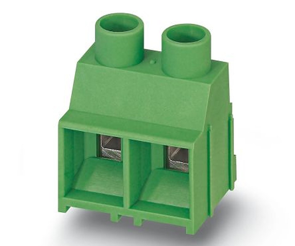 Phoenix Contact MKDS 5 HV/3-9.52 Series PCB Terminal Block, 3-Contact, 9.52 mm Pitch, 1 Row, 1904150