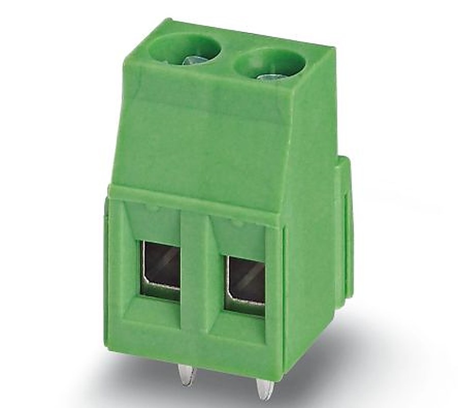 Phoenix Contact MKDSN 2 Series PCB Terminal Block, 5-Contact, 5 mm Pitch, 1 Row, 1905706