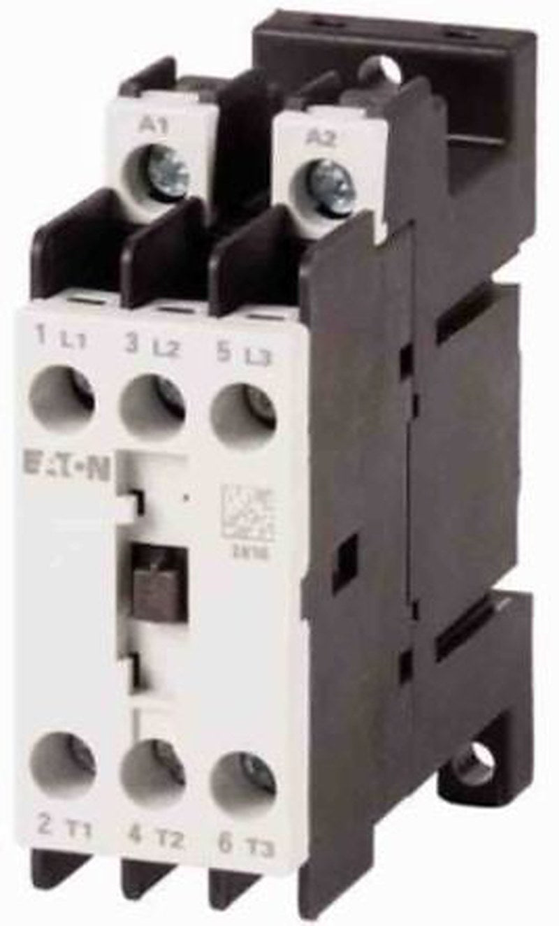 Eaton DILMT7 Contactor, 24V dc Coil, 3-Pole, 7 A, 3 kW 24V dc, 3 NO, 660V
