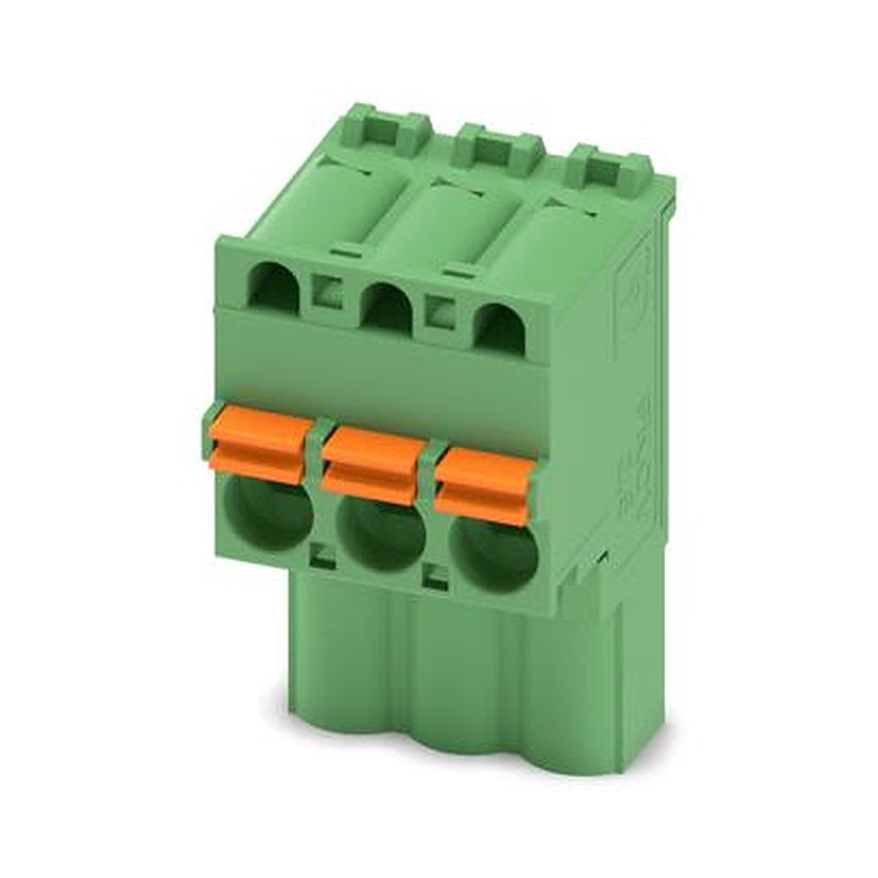Phoenix Contact FKCVW 2 Series PCB Connector, 3-Contact, 5 mm Pitch, 1 Row Push-in Spring