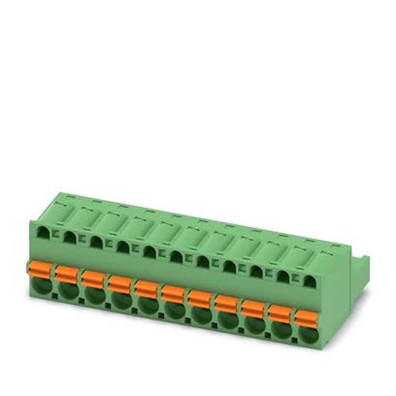Phoenix Contact FKC 2 Series PCB Connector, 11-Contact, 5 mm Pitch, 1 Row Push-in Spring