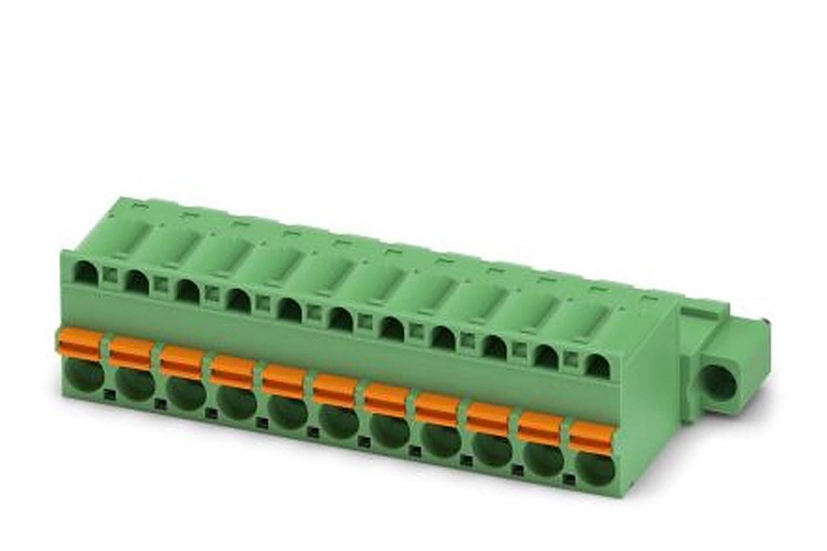 Phoenix Contact FKIC 2.5/11-STF Series Pluggable Terminal Block, 11-Contact, 5 mm Pitch, 1 Row, 1910911