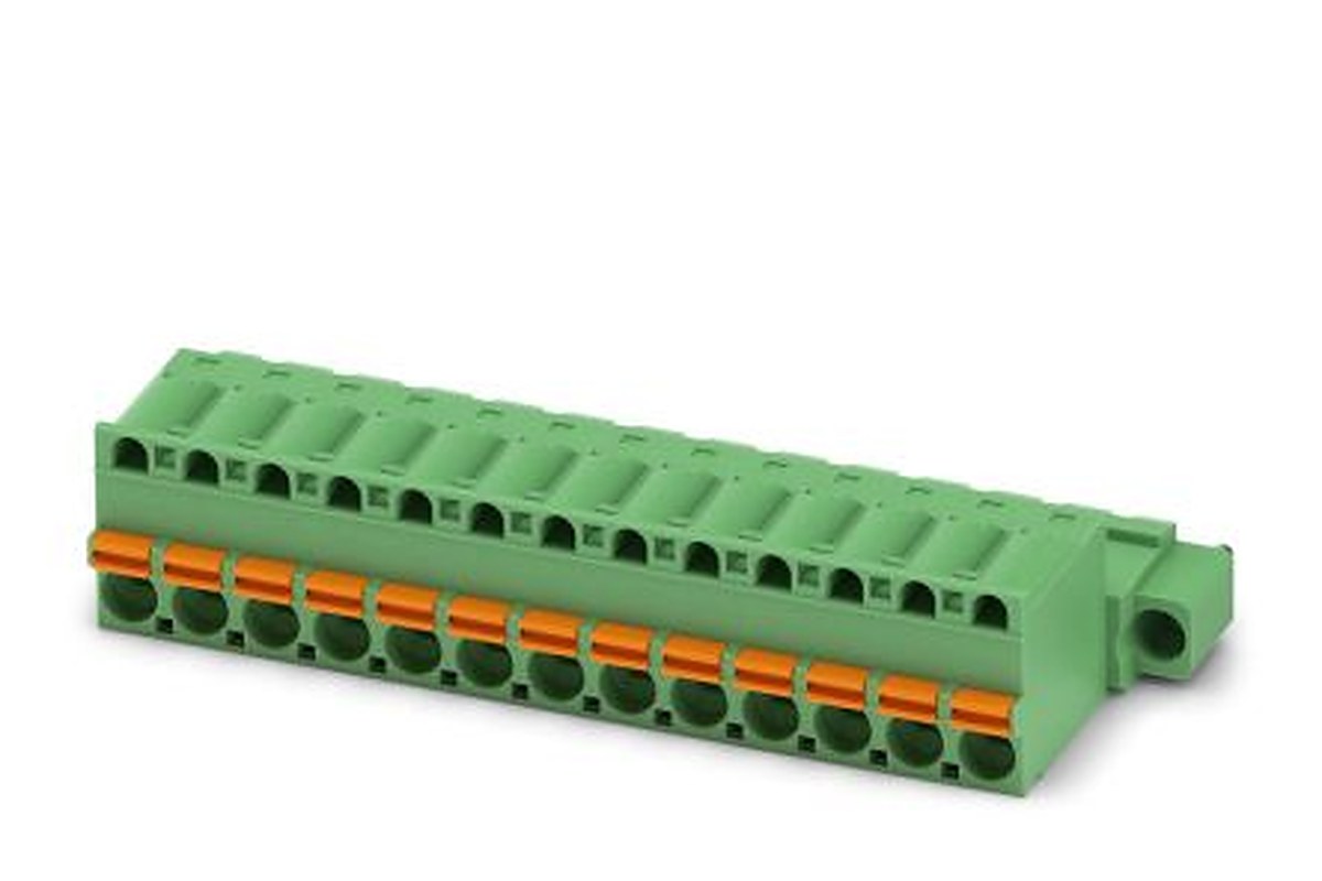 Phoenix Contact FKIC 2.5/13-STF Series Pluggable Terminal Block, 13-Contact, 5 mm Pitch, 1 Row, 1910937