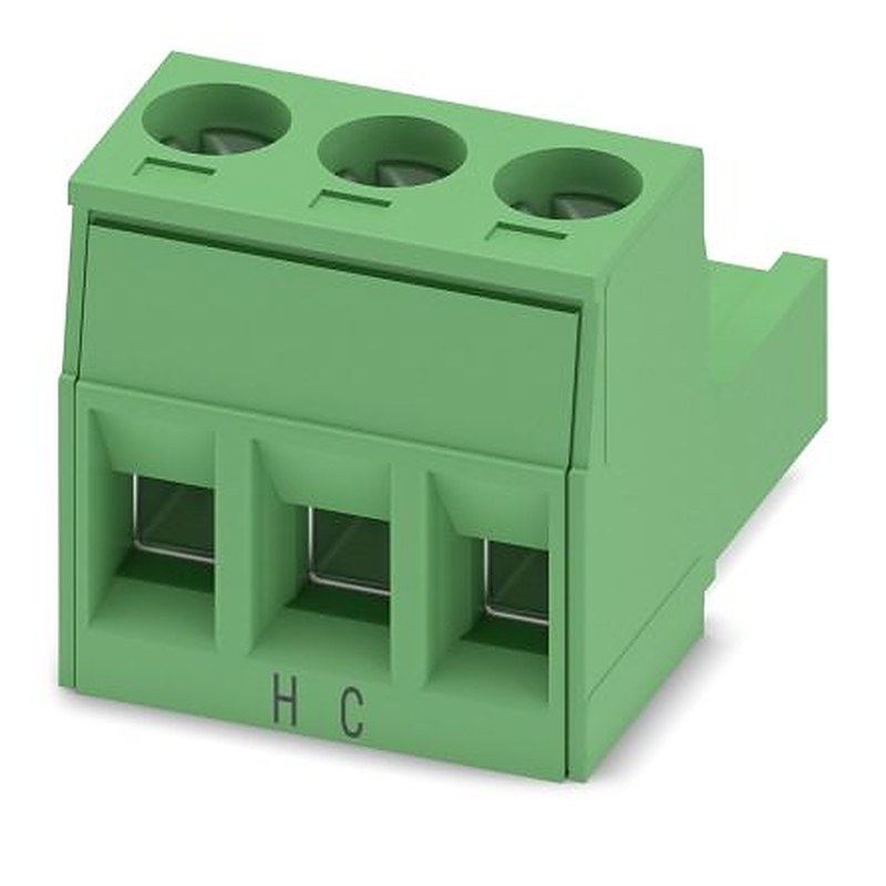 Phoenix Contact MSTB 2.5 HC/3-ST Series Pluggable Terminal Block, 3-Contact, 5 mm Pitch, 1 Row, 1911868