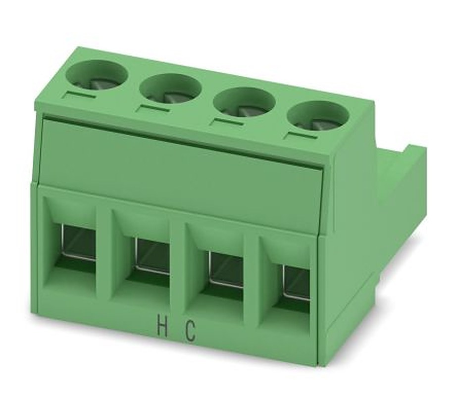Phoenix Contact MSTB 2.5 HC/4-ST Series Pluggable Terminal Block, 4-Contact, 5 mm Pitch, 1 Row, 1911871