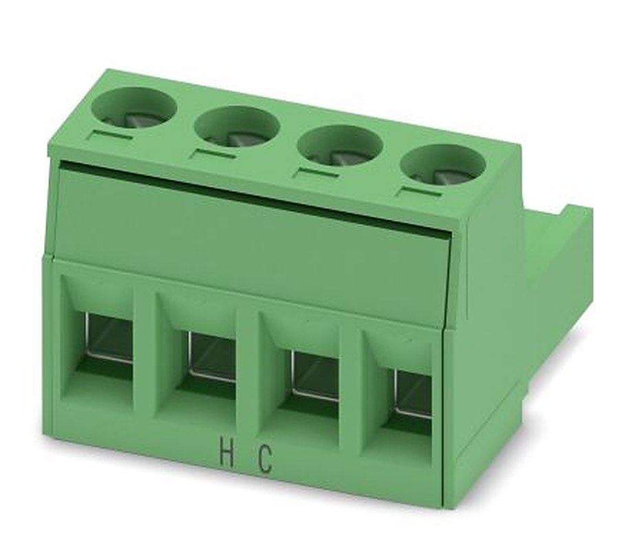 Phoenix Contact MSTB 2.5 HC/4-ST-5.08 Series Pluggable Terminal Block, 4-Contact, 5.08 mm Pitch, 1 Row, 1911981