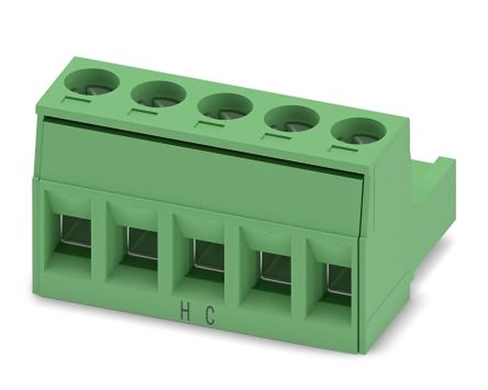 Phoenix Contact MSTB 2.5 HC/5-ST-5.08 Series Pluggable Terminal Block, 5-Contact, 5.08 mm Pitch, 1 Row, 1911994