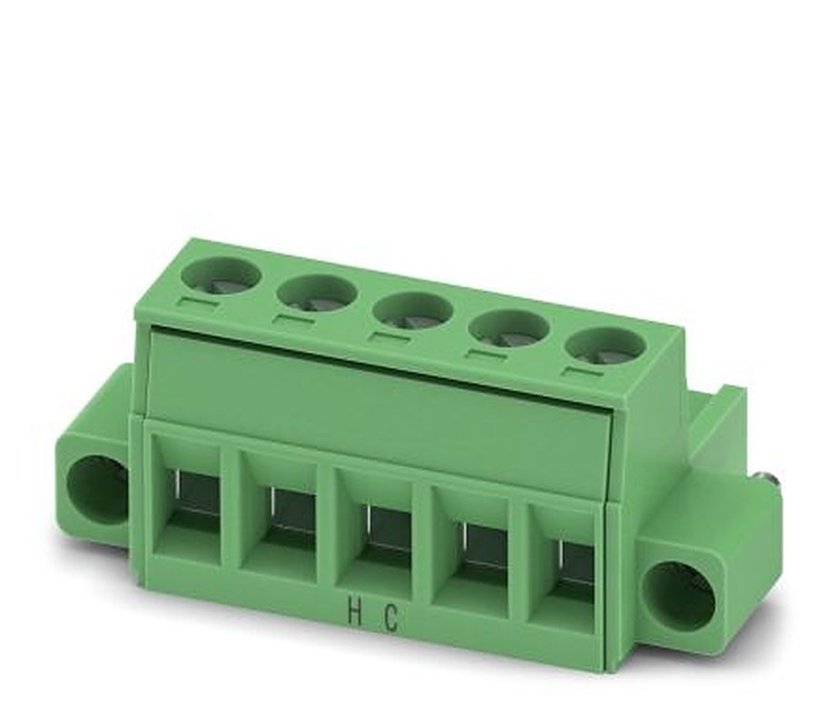 Phoenix Contact MSTB 2.5 HC/5-STF Series Pluggable Terminal Block, 5-Contact, 5 mm Pitch, 1 Row, 1912100