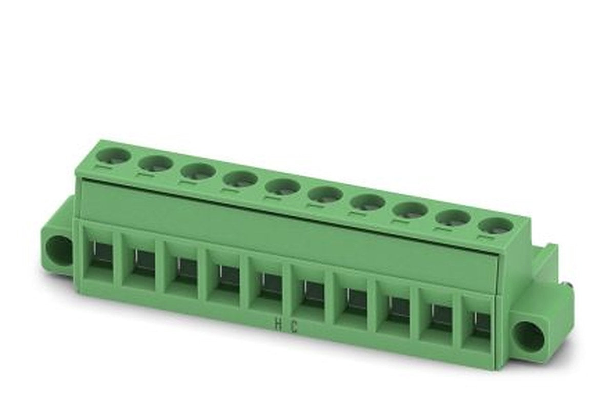 Phoenix Contact MSTB 2.5 HC/10-STF Series Pluggable Terminal Block, 10-Contact, 5 mm Pitch, 1 Row, 1912155