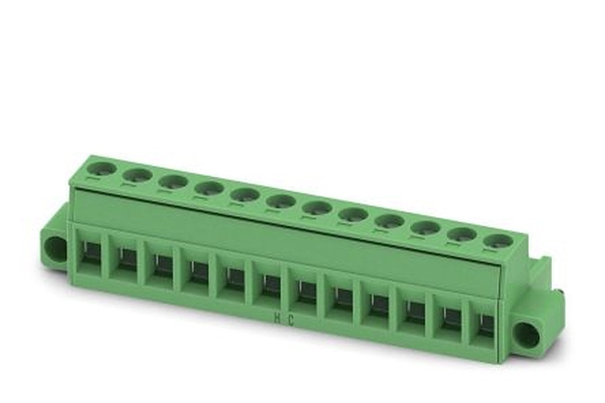 Phoenix Contact MSTB 2.5 HC/12-STF Series Pluggable Terminal Block, 12-Contact, 5 mm Pitch, 1 Row, 1912171