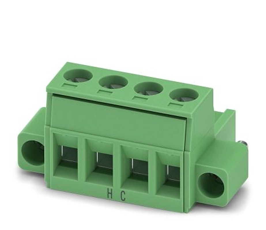 Phoenix Contact MSTB 2.5 HC/4-STF-5.08 Series Pluggable Terminal Block, 4-Contact, 5.08 mm Pitch, 1 Row, 1912207