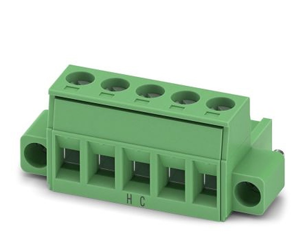 Phoenix Contact MSTB 2.5 HC/5-STF-5.08 Series Pluggable Terminal Block, 5-Contact, 5.08 mm Pitch, 1 Row, 1912210