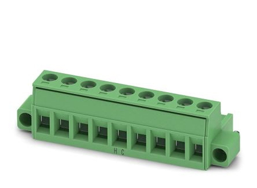 Phoenix Contact MSTB 2.5 HC/9-STF-5.08 Series Pluggable Terminal Block, 9-Contact, 5.08 mm Pitch, 1 Row, 1912252