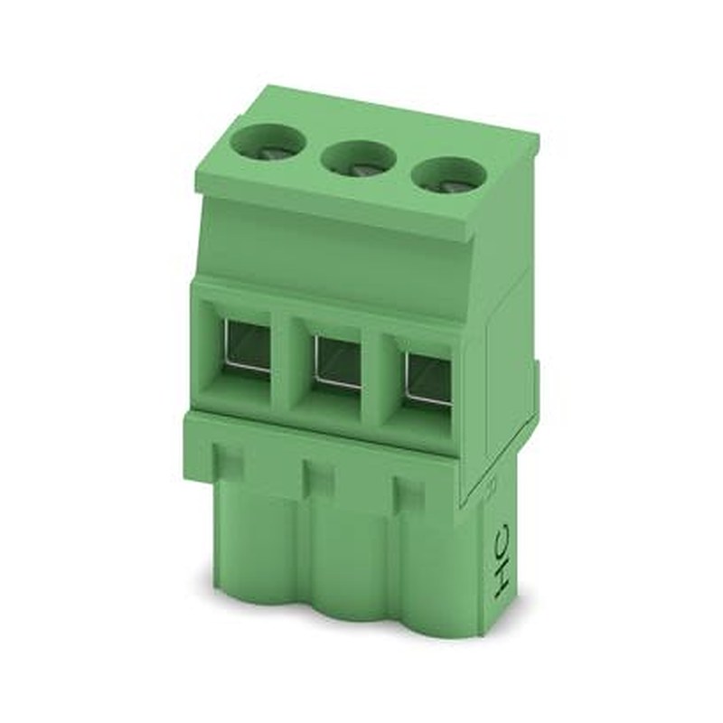 Phoenix Contact MVSTBW Series 90° PCB Connector, 3-Contact, 1 Row, 5 mm Pitch Screw