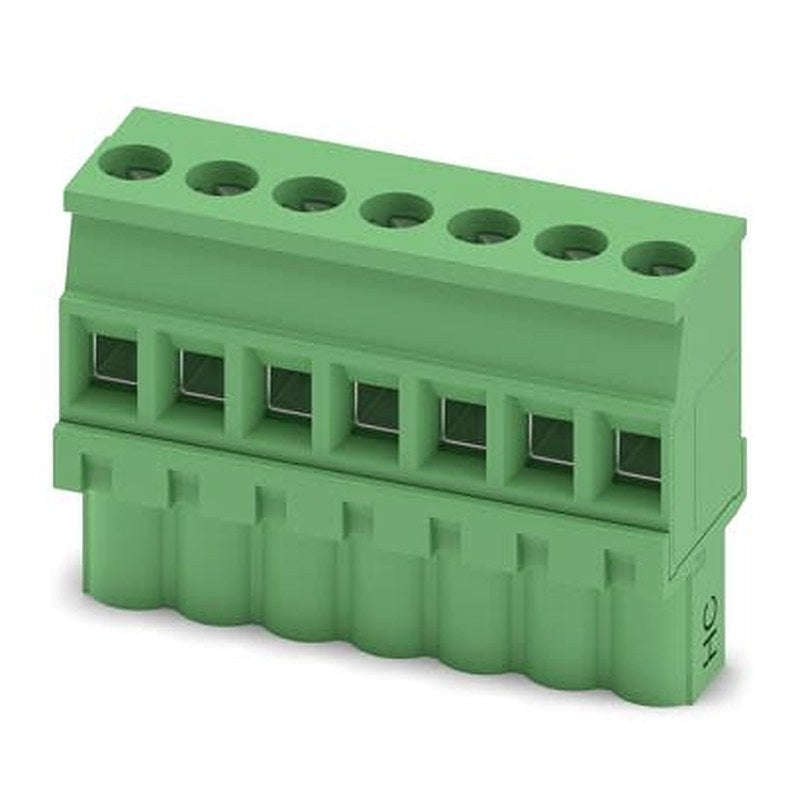 Phoenix Contact MVSTBW Series 90° PCB Connector, 7-Contact, 1 Row, 5 mm Pitch Screw