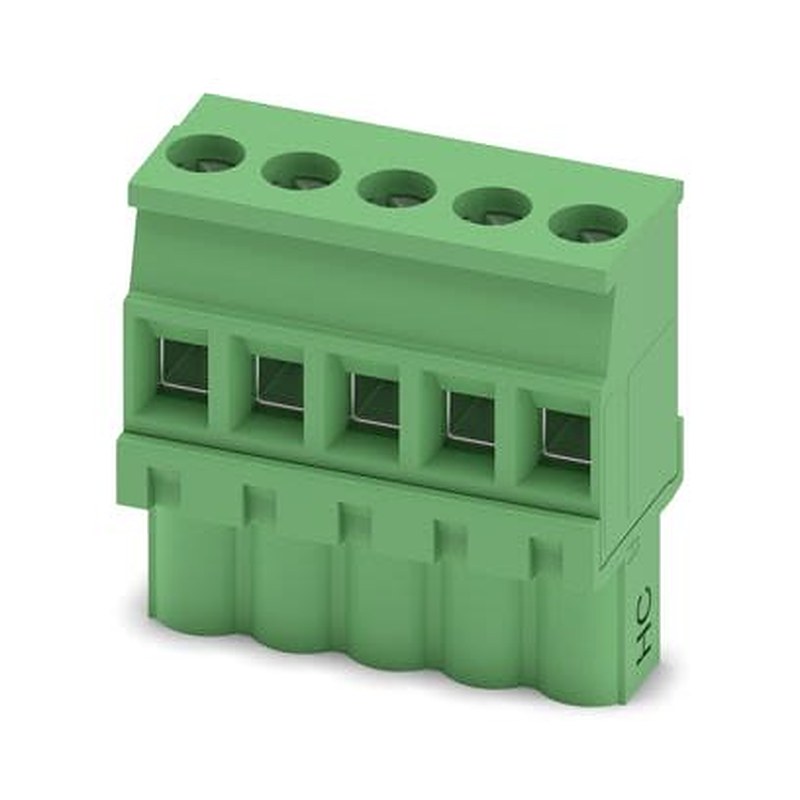 Phoenix Contact MVSTBW Series 90° PCB Connector, 5-Contact, 1 Row, 5.08 mm Pitch Screw