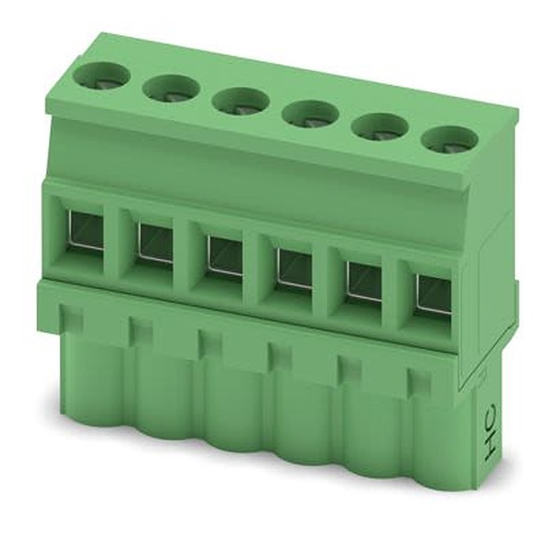 Phoenix Contact MVSTBW Series PCB Connector, 6-Contact, 1 Row, 5.08 mm Pitch Screw
