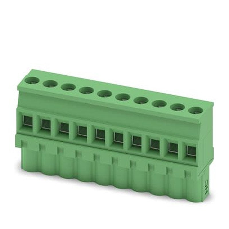 Phoenix Contact MVSTBW Series -90° PCB Connector, 10-Contact, 1 Row, 5.08 mm Pitch Screw