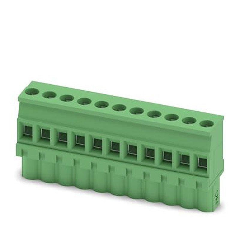 Phoenix Contact MVSTBW Series 90° PCB Connector, 11-Contact, 1 Row, 5.08 mm Pitch Screw