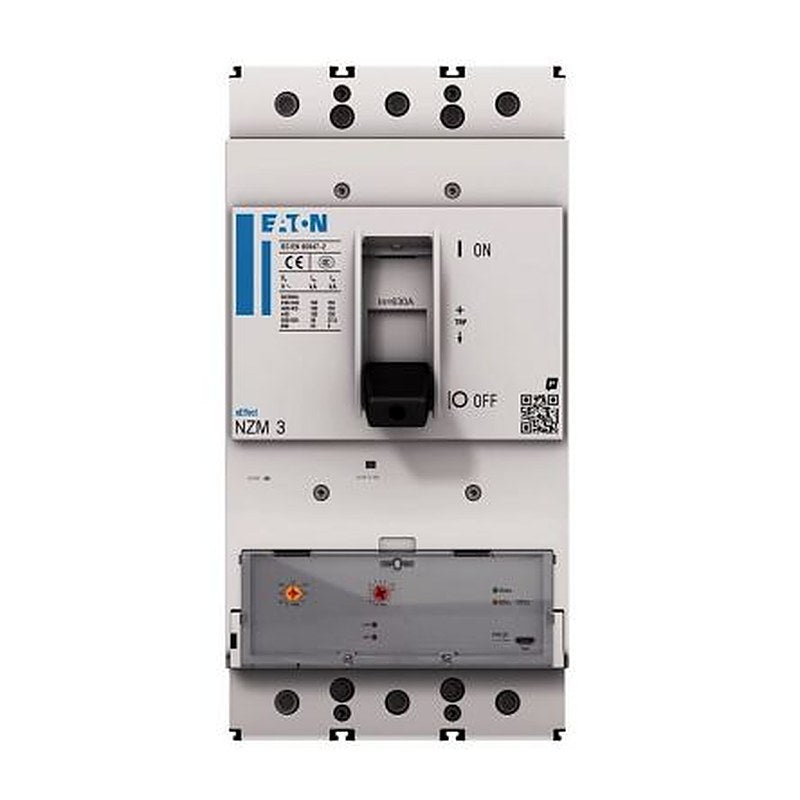Eaton, NZM, NZM Molded Case Circuit Breaker 3-Pole 400A, Breaking Capacity 9 kA, Fixed