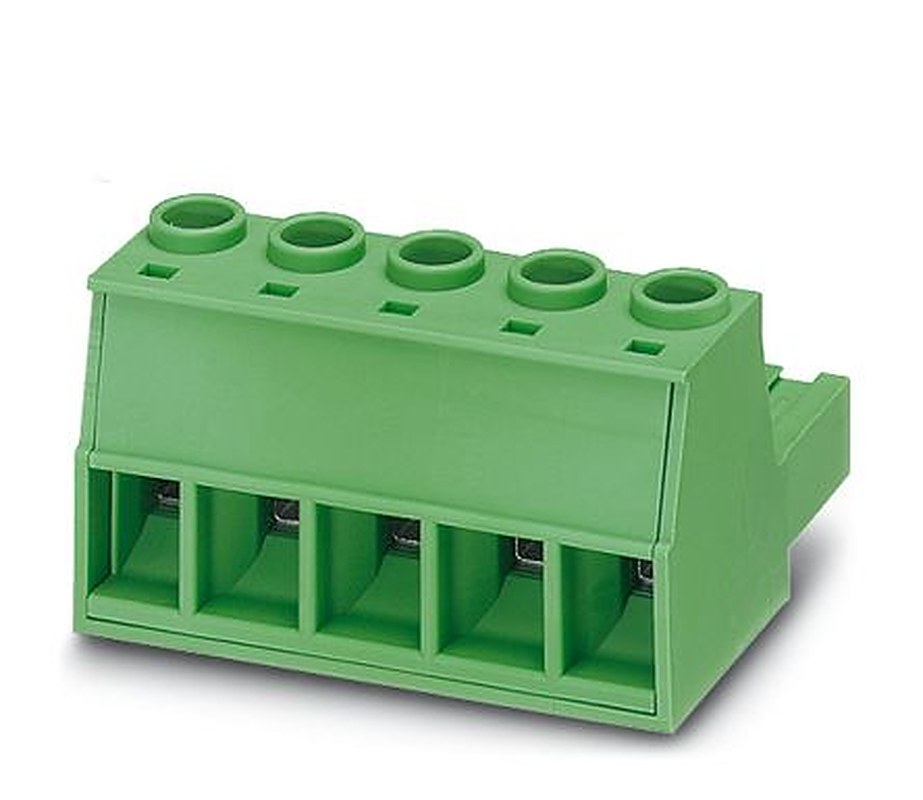 Phoenix Contact PC 6/4-ST-10.16 Series Pluggable Terminal Block, 4-Contact, 10.16 mm Pitch, 1 Row