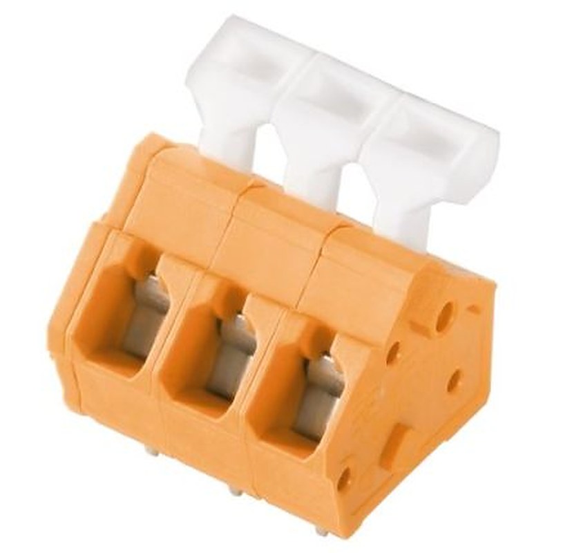 Weidmüller LMZF Series PCB Terminal Block, 2-Contact, 5 mm Pitch, Through Hole, 1 Row
